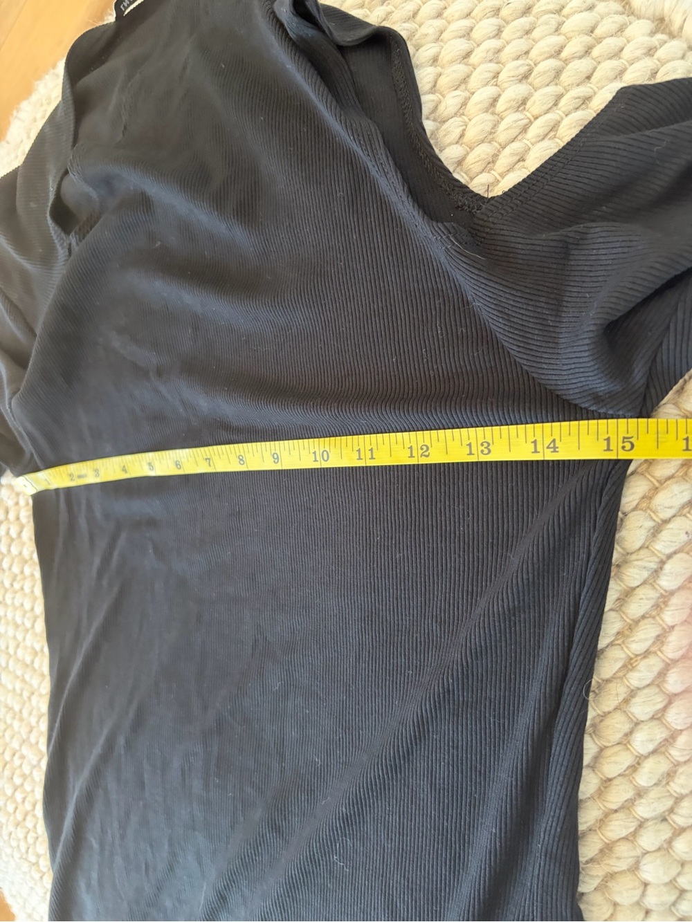 LNA Black Zuki Rib Dress Size Medium - Picture 8 of 9